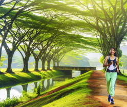daily walking promotes health