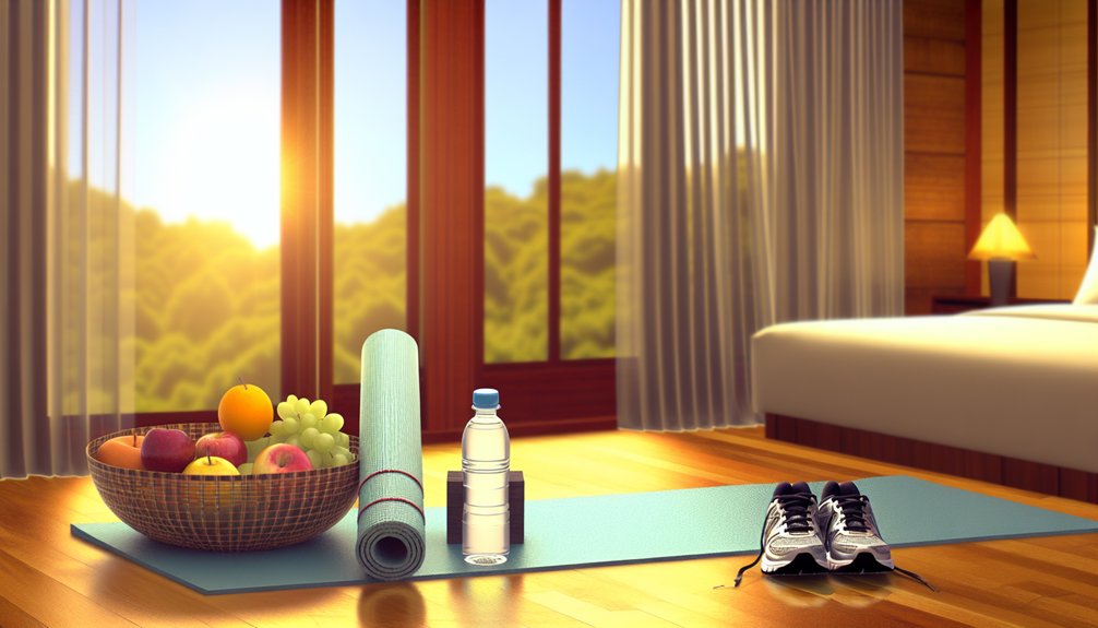 balanced exercise diet rest