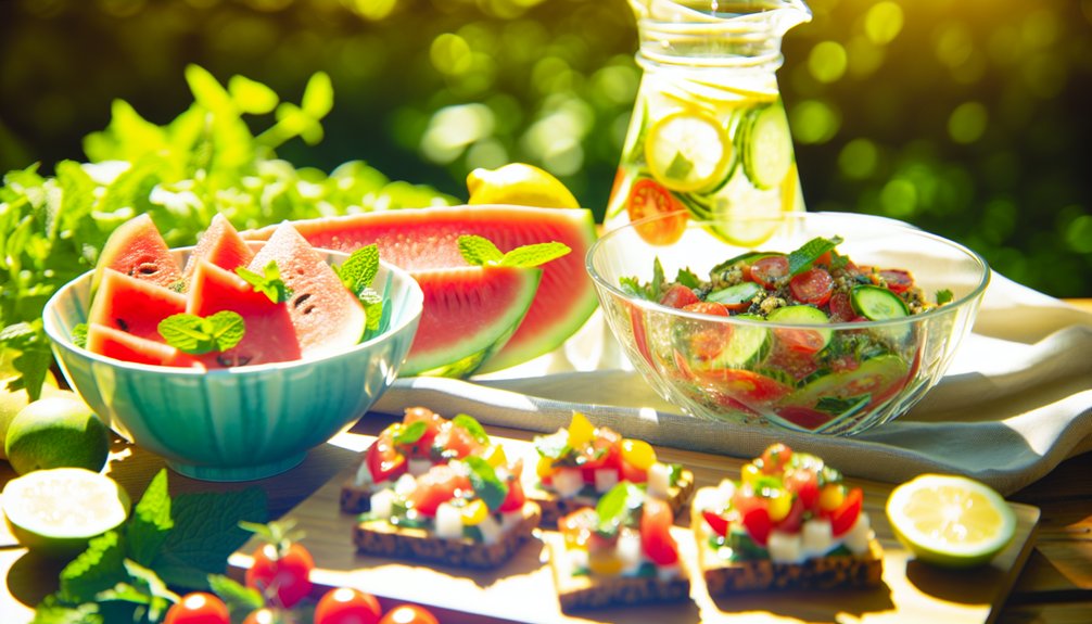 cool crisp summer dishes