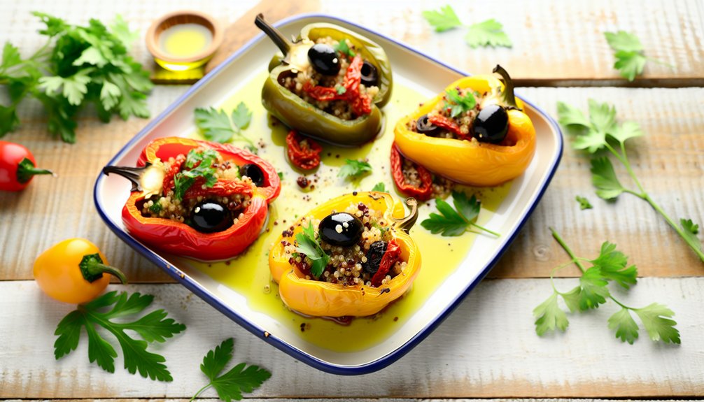 mediterranean stuffed pepper recipe