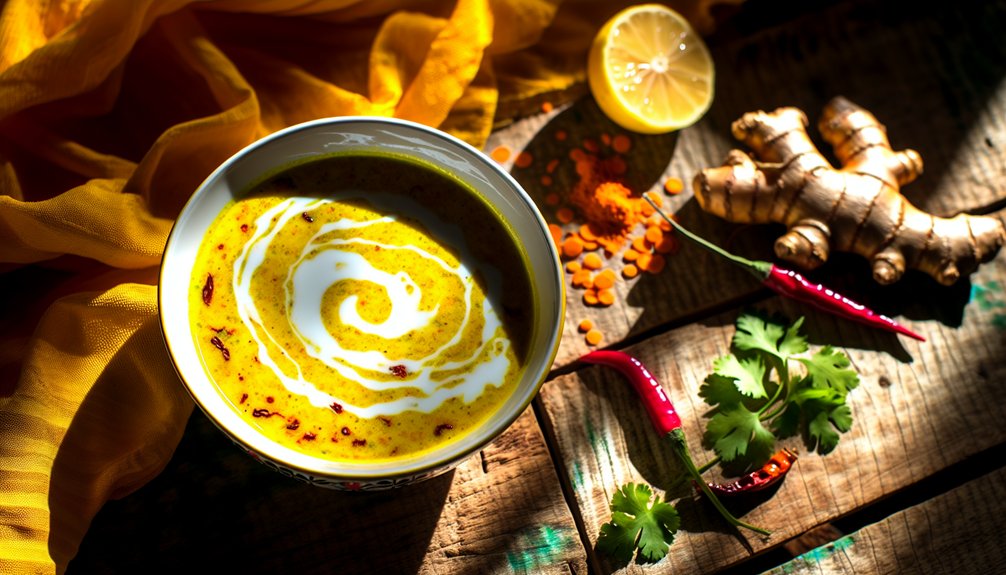 nutrient rich turmeric lentil soup
