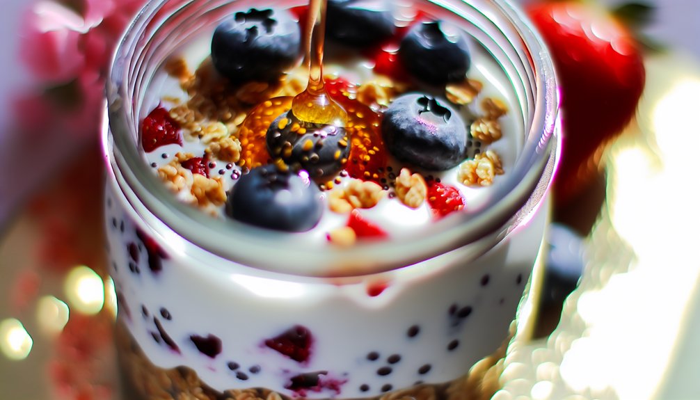 nutritious greek yogurt parfait